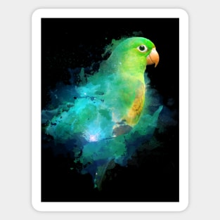 Brotogeris Parakeet Parrot Space Nebula Sticker